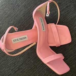 Steve Madden heels. Pink. Size 8